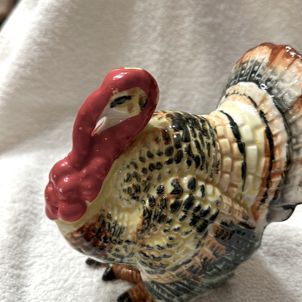 Turkey salt (Tom) pepper (hen) vintage made in Japan - Picture 4 of 6